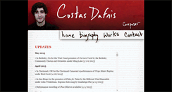 Desktop Screenshot of costasdafnis.com